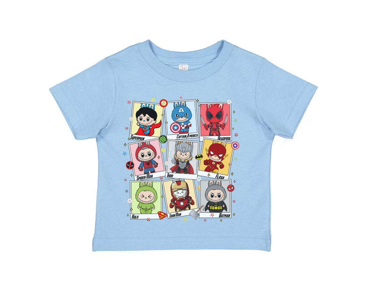 π¦ΈββοΈ "Mini Hero Labubu" Kids Tee β Superhero-Inspired DTV Print