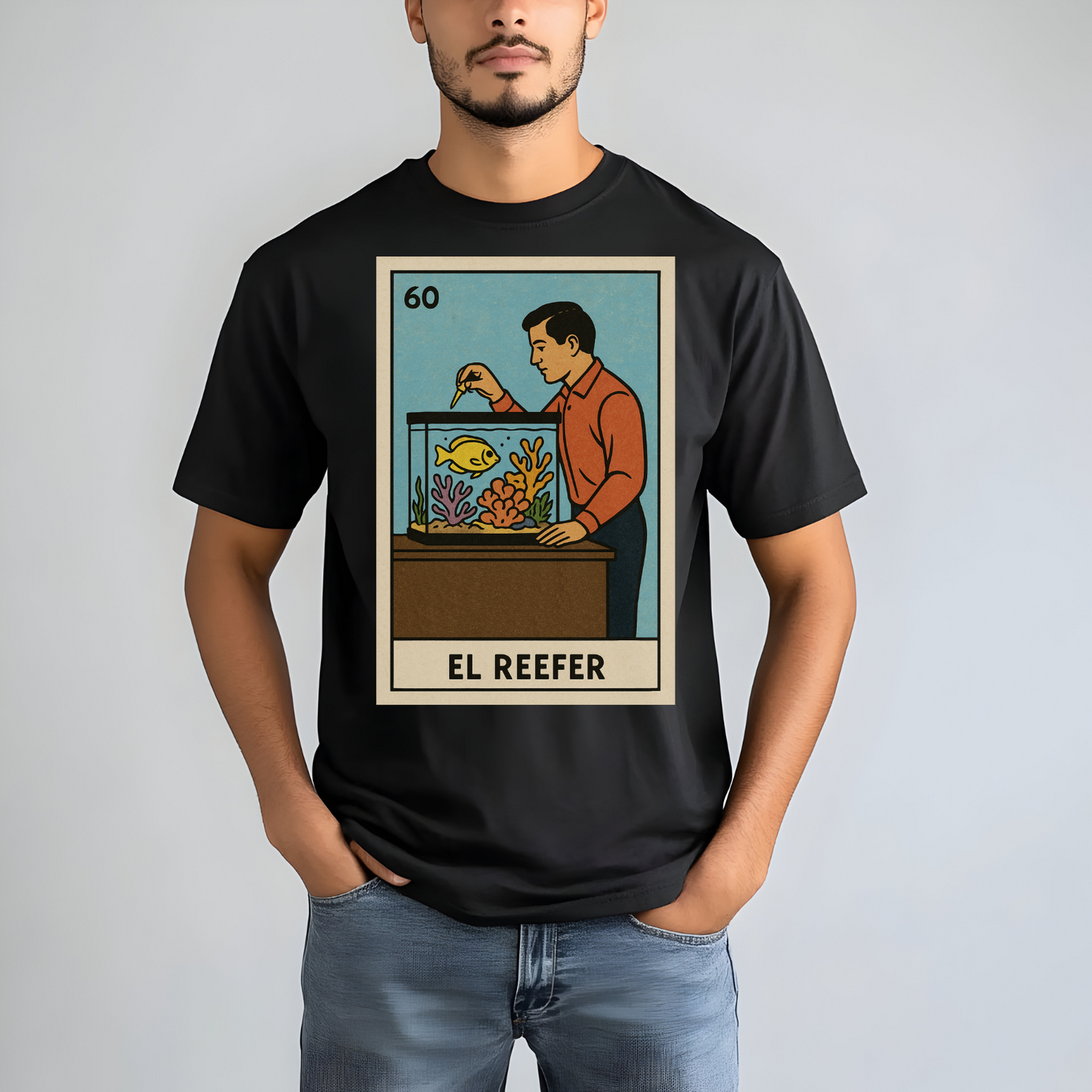 “El Reefer” Lotería Style T-Shirt