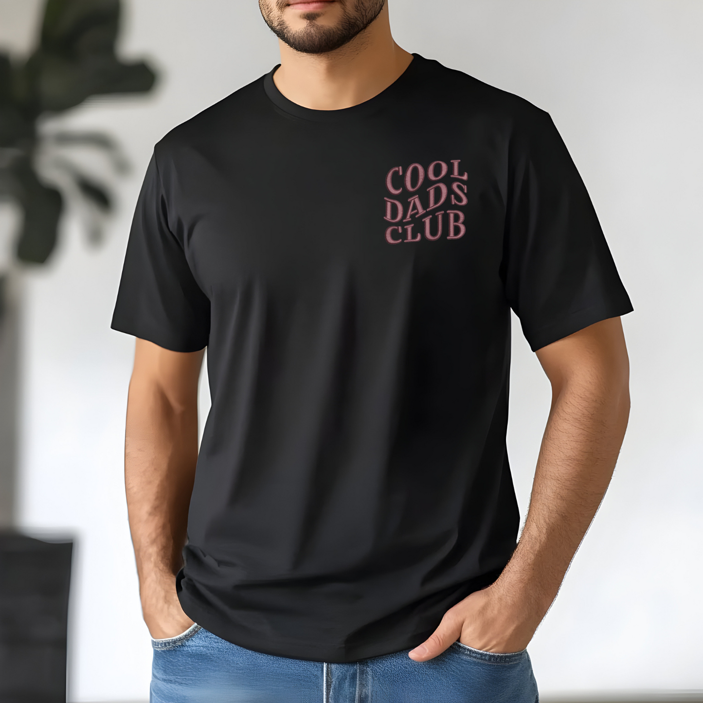 Cool Dad Club Embroidered T-Shirt