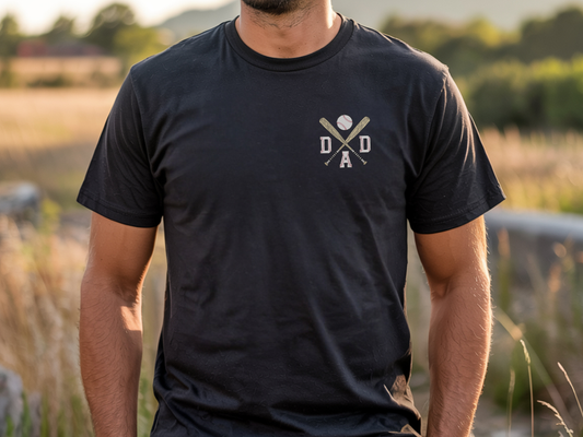 Baseball Dad Minimal Logo Embroidered