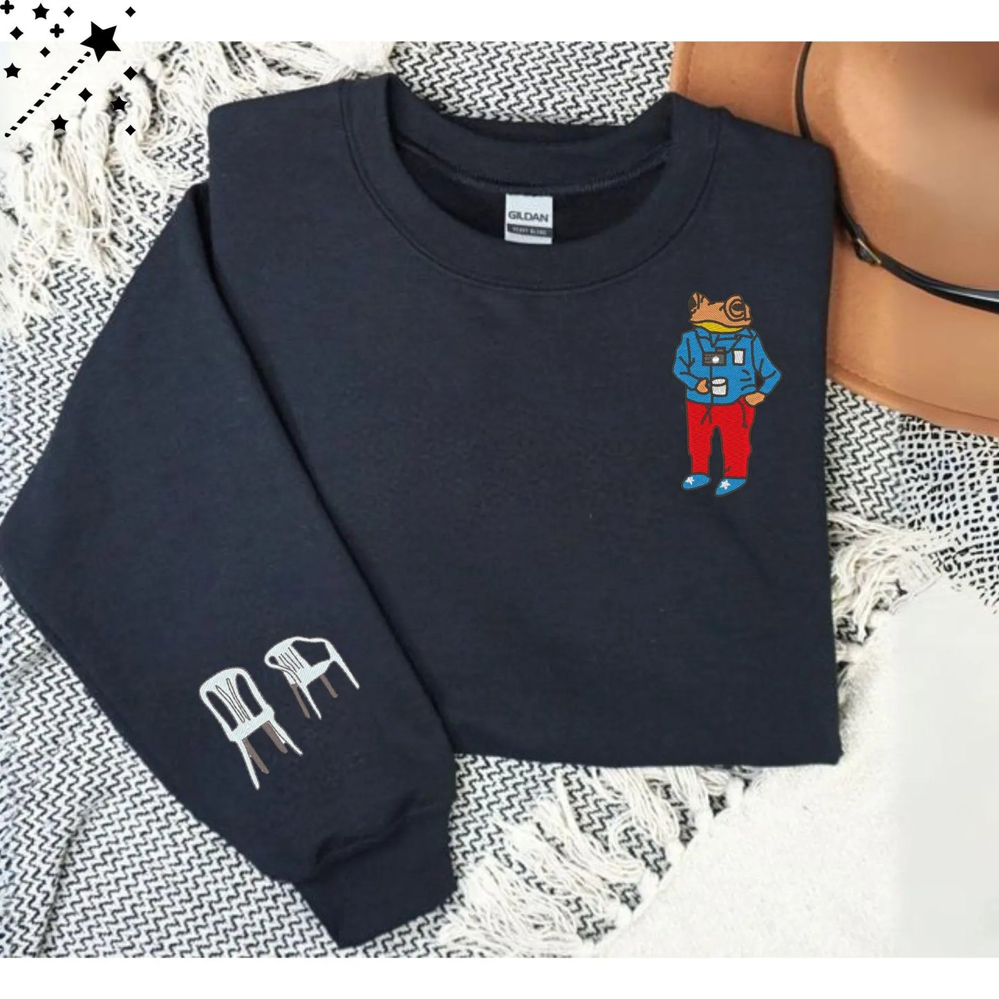 “Concho x Las Sillas” Embroidered Sweatshirt