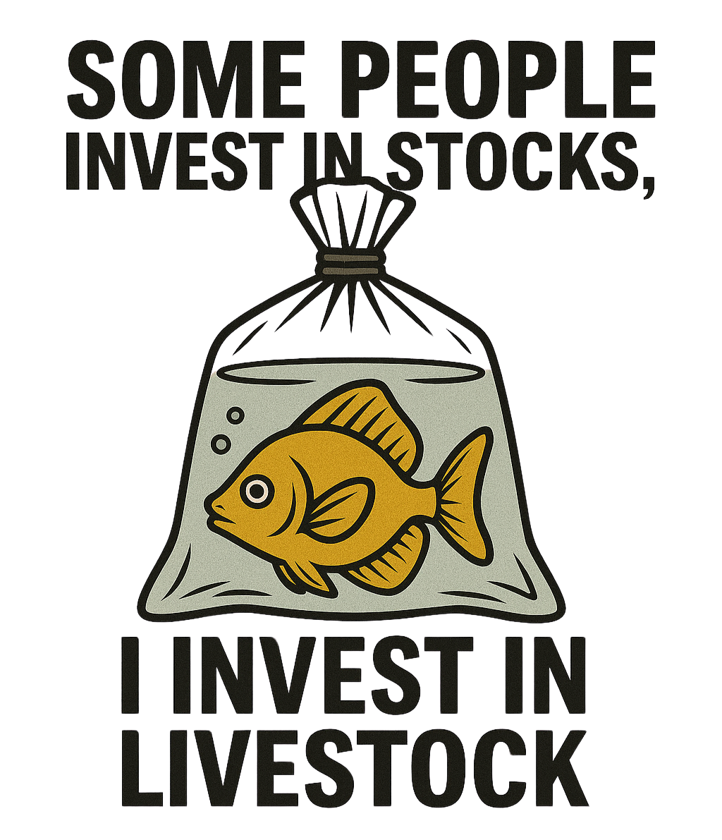 I Invest in Livestock Sticker