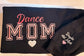 Matching “Dance Mom” & “I’m the Dancer She Moms” Embroidered Sweatshirt Set 💃