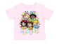 👸 "Royal Labubu Squad" Kids Tee – Princess-Inspired DTV Print