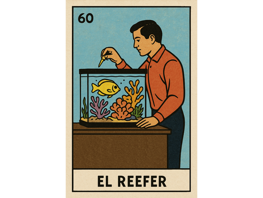 El Reefer Lotería Card Sticker