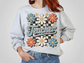 🌼 Retro Floral “Teacher” Sweatshirt