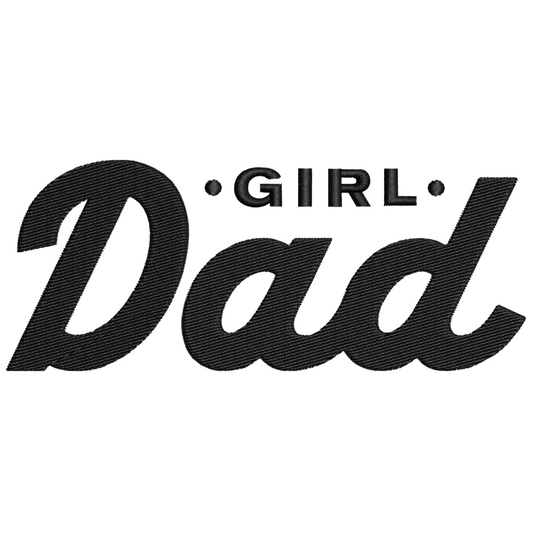 Girl Dad Embroidered T-Shirt