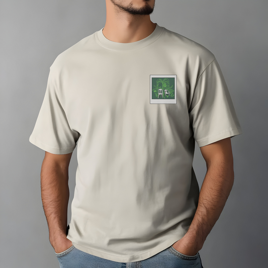 “Polaroid x Las Sillas” Embroidered T-Shirt