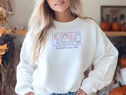 Baseball Mom Club Sweatshirt