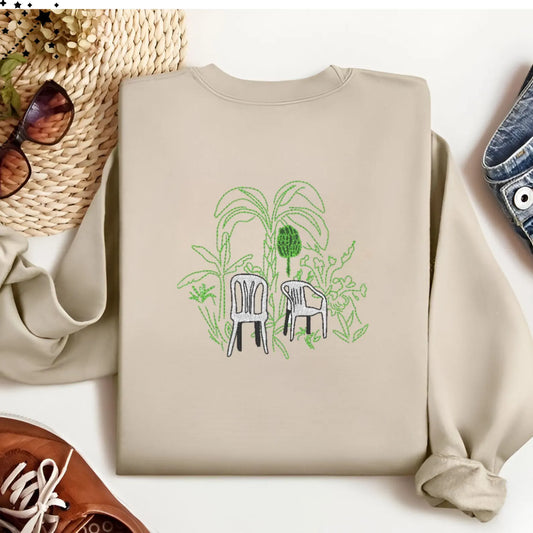 Las Sillas Embroidered Sweatshirt