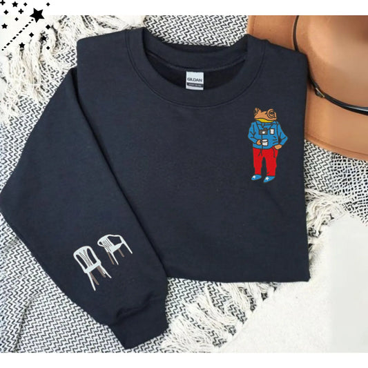 “Concho x Las Sillas” Embroidered Sweatshirt